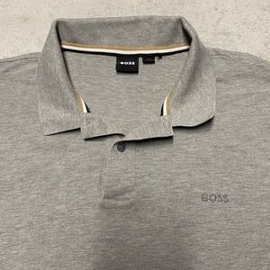 BOSS Men’s Grey Polo Shirt